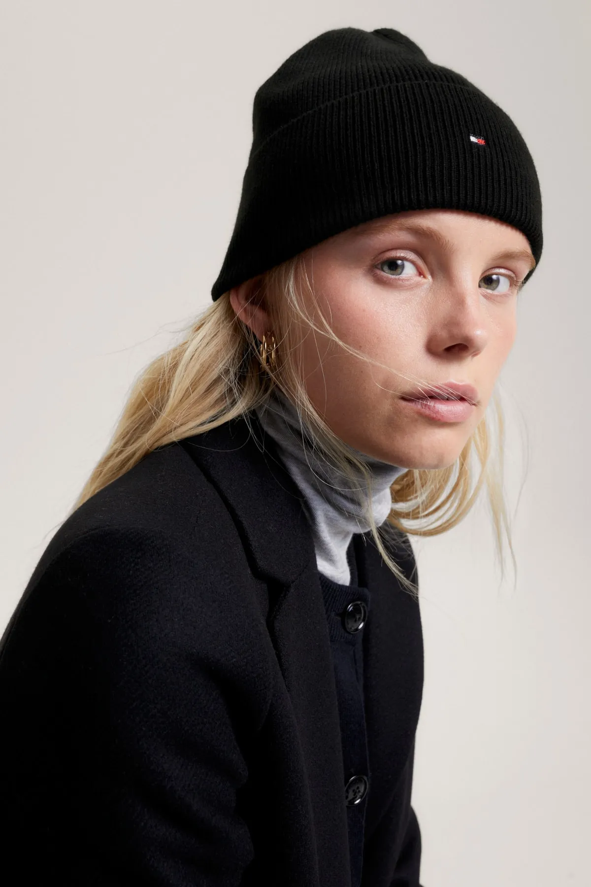 Tommy Hilfiger  Mütze - Schwarz - Unifarben