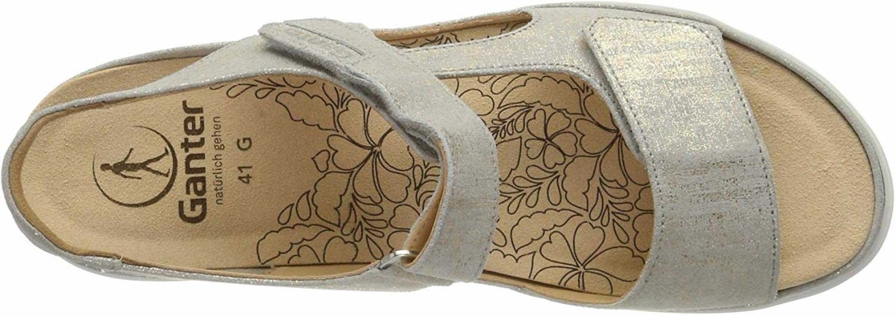 GANTER Riemchen Sandalen grau