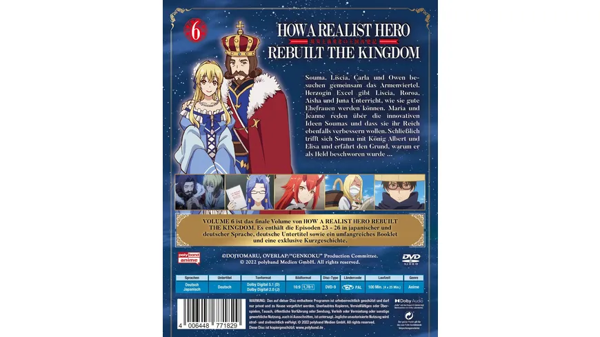 How a Realist Hero Rebuilt the Kingdom - Vol. 6 - Das finale Volume LTD.
