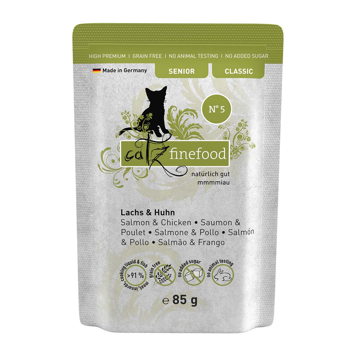 catz finefood Senior No.05 Lachs & Huhn kaufen bei ZooRoyal