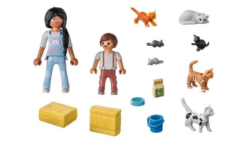 PLAYMOBIL 71309 - Country - Katzenfamilie
