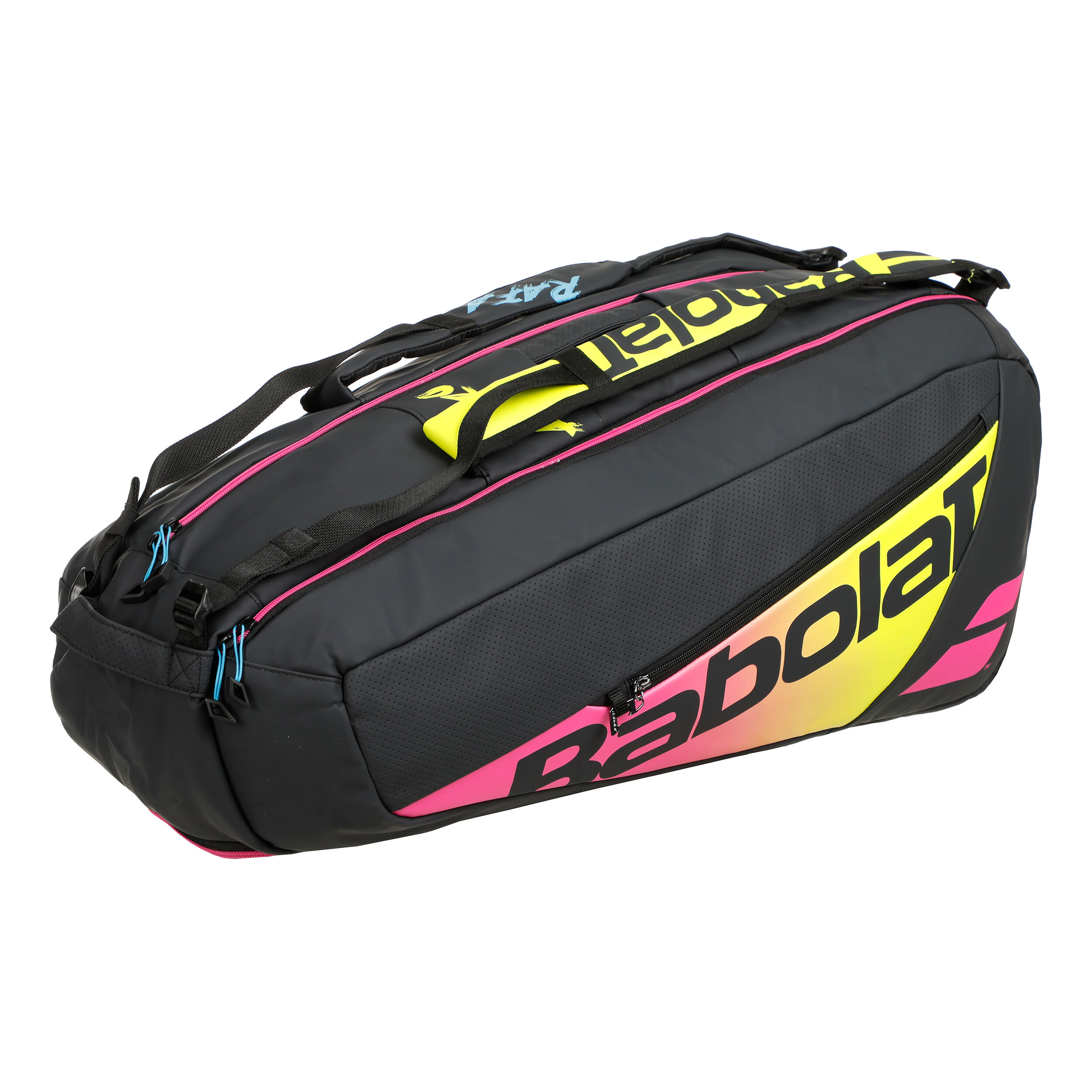 Rafael Nadal Pure Aero RH X6 Schlägertasche - Schwarz, Mehrfarbig