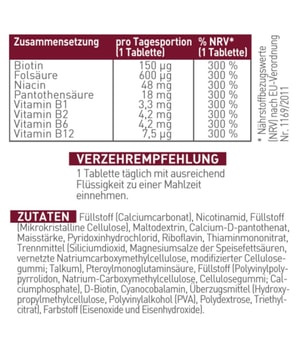 N1 Vitamin B Komplex Nahrungsergänzungsmittel-240 Stk