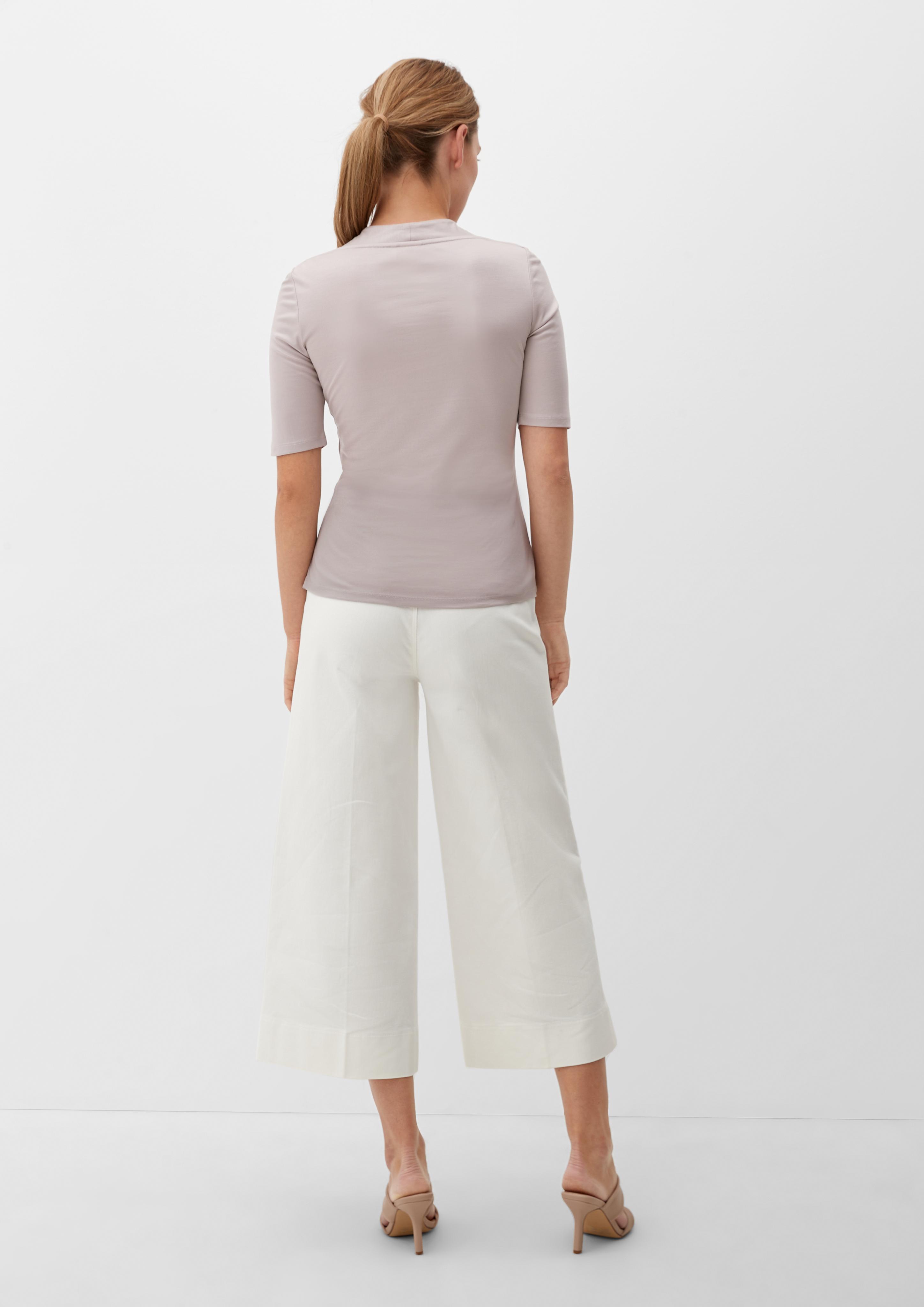Lyocell-Shirt mit V-Ausschnitt  2132579-8035
