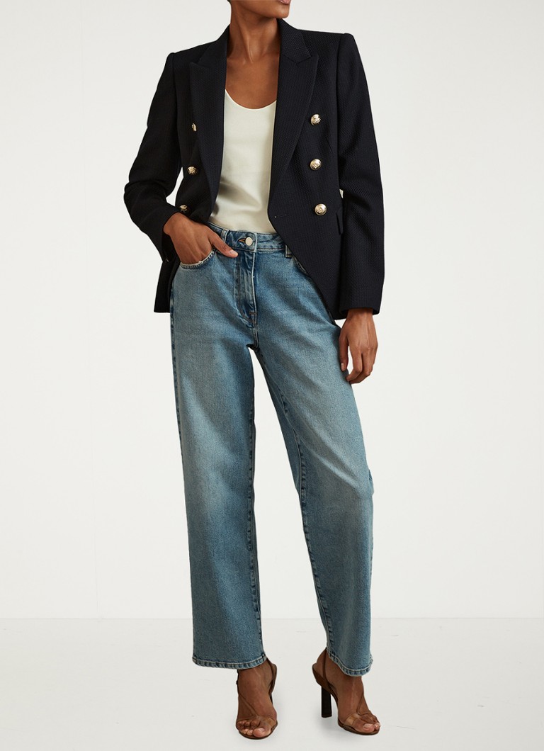 Blazer doppiopetto Reiss Tally con bottoni decorativi