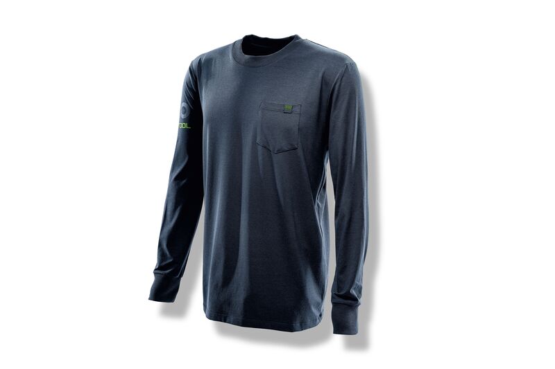 Chemise à manches longues Festool Accessories 578388 LS-FT1-M, 100Y, bleu foncé, taille M (homme)