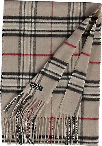 FRAAS Schmaler Cashmink-Schal mit FRAAS Plaid Karo - Made in Germany