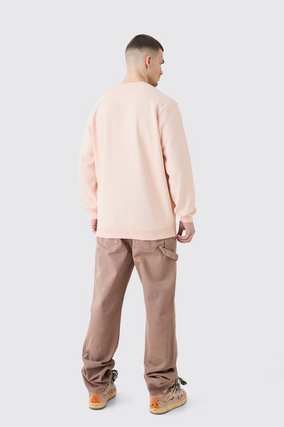 Tall Basic Homme Sweatshirt mit Rundhals-Ausschnitt