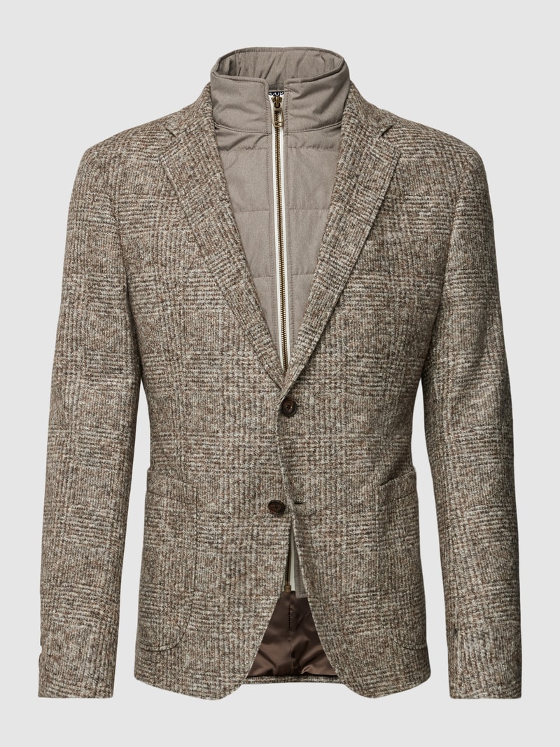 Sakko mit Knopfleiste Modell 'Hecton' in beige