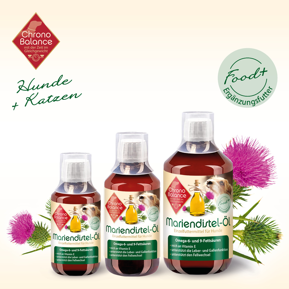 ChronoBalance Ergänzungsfutter & Aufzucht ChronoBalance natürliches Mariendistelöl 100 ml