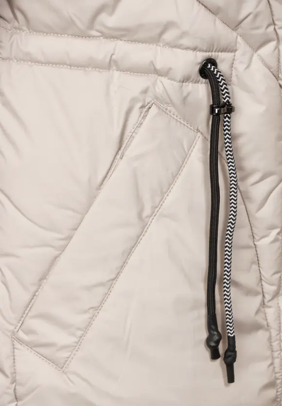 CECIL Steppmantel mit Kapuze