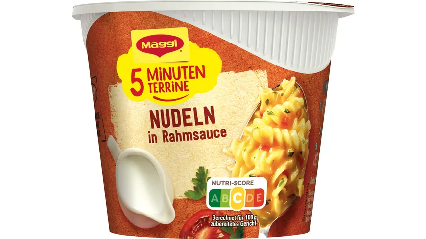 MAGGI 5 Minuten Terrine Nudeln in Rahmsauce 61 g