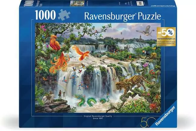 Puzzle 1000 Teile - Fantastischer Wasserfall von Iguazú