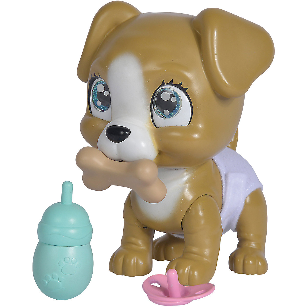 Pamper Petz Hund - Tierbaby mit Trink- und Nässfunktion, magischer Pfote & 3 Überraschungen