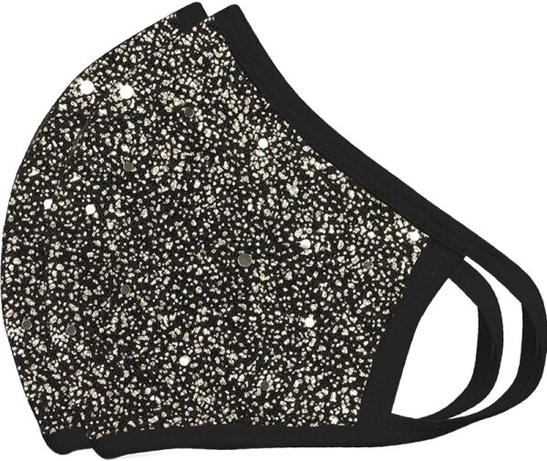 NEQI Face Coverings Xmas Silver Mund- und Nasenschutz