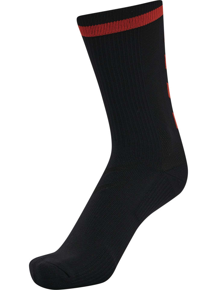 Hummel Hummel Low Socken Elite Indoor Erwachsene in BLACK/CHERRY TOMATO günstig kaufen