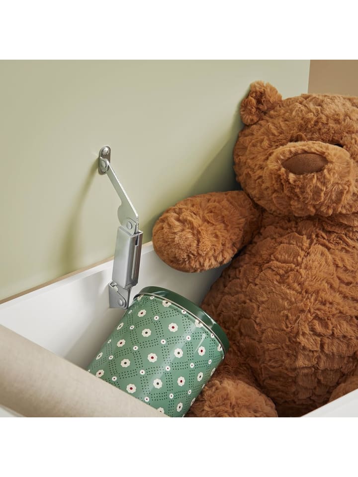 SoBuy Spielzeugtruhe in Weiß und Grün - (B)60 x (H)57 x (T)34cm günstig kaufen onesize