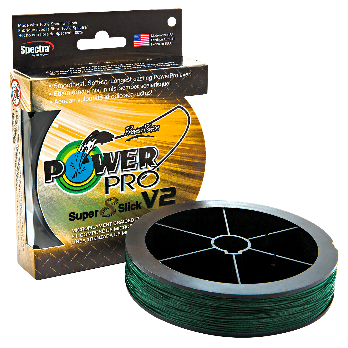 Power Pro Angelschnur Super 8 Slick V2 (aquagrün, 135 m)