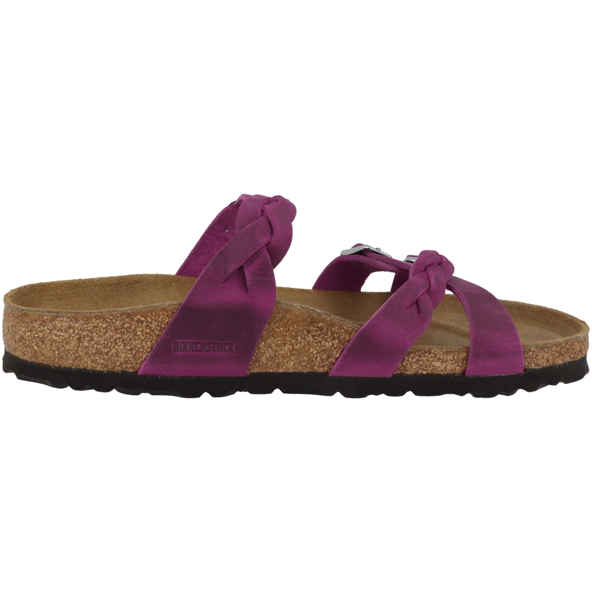 Birkenstock Franca geöltes Naturleder normal Sandale pink