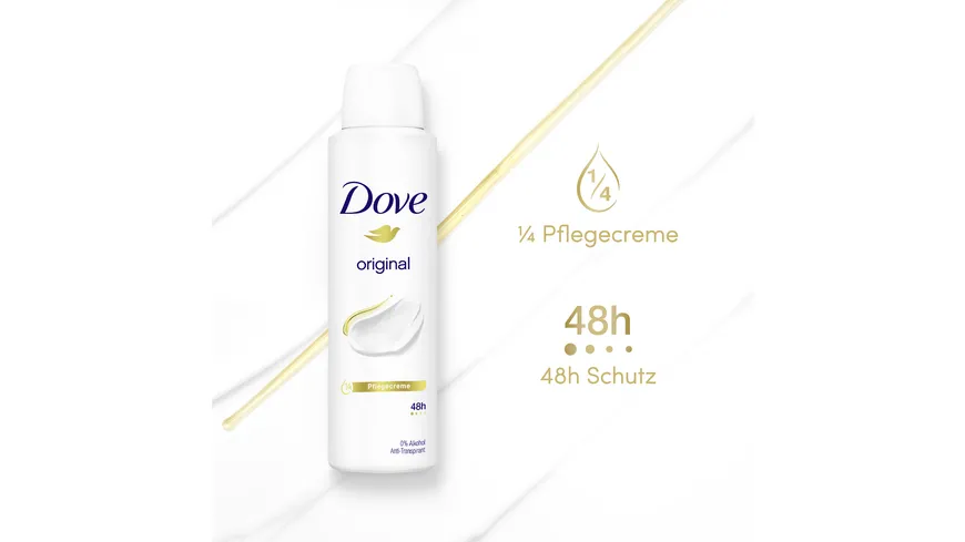 Dove Deospray Antitranspirant Original 0% Alkohol 150 ml