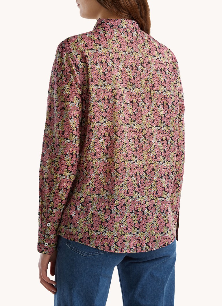 Benetton  Blouse met print en stretch