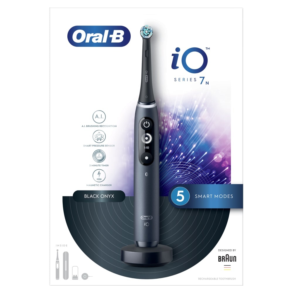 oral-b ORAL B iO BAD ELECT. iO 7 - Noire - Avec Etui de Voyage BROSSES A DENTS ELECTRIQUES RECHARGEABLES