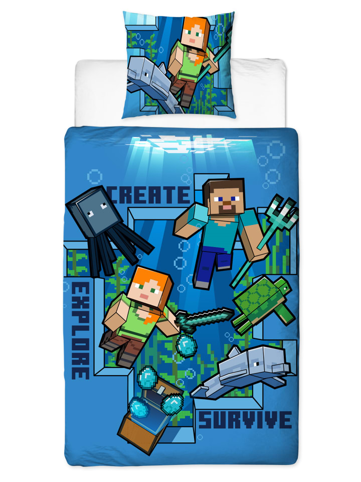 Minecraft Bettwäsche-Set 