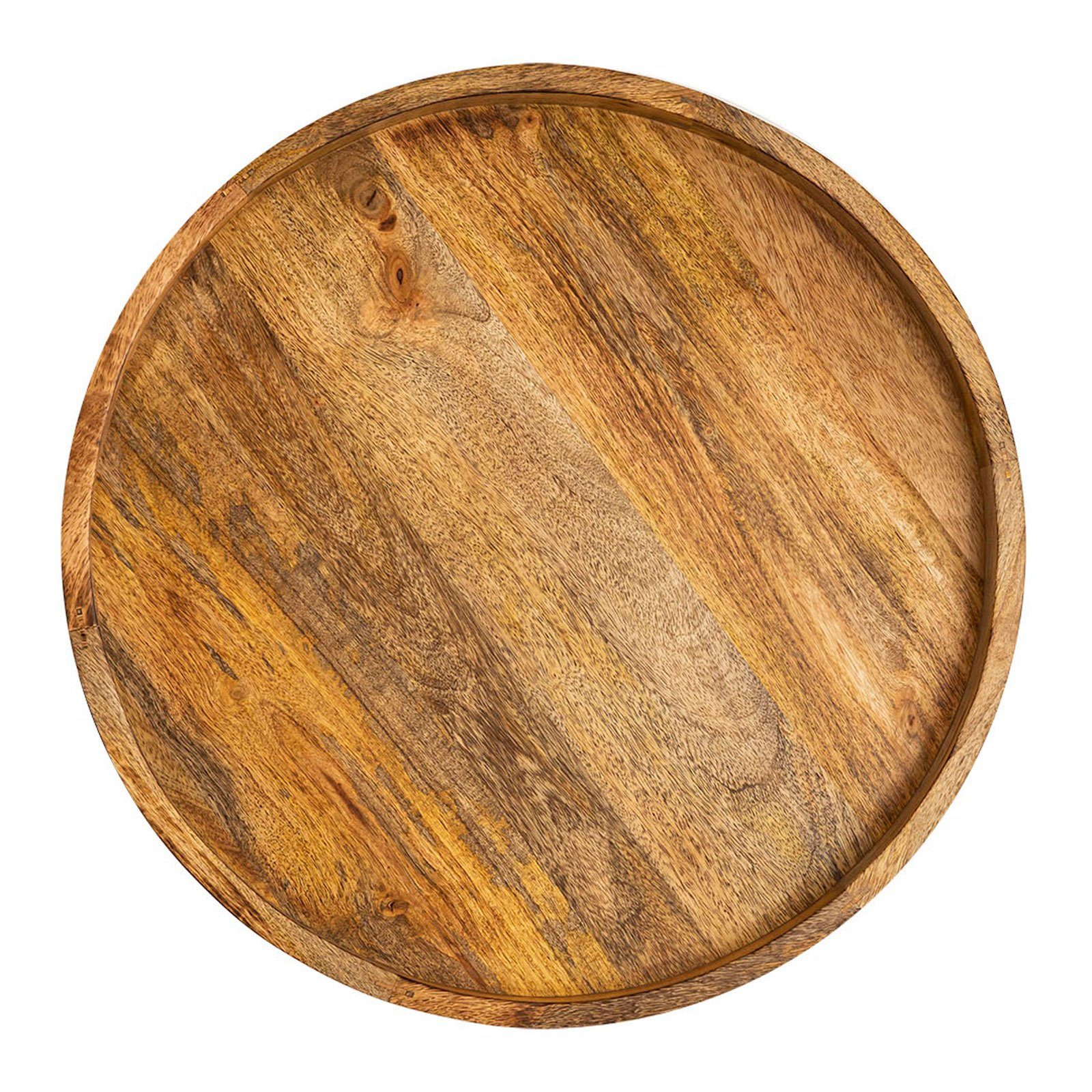 Minara Couchtisch Beistelltisch Holz rund Couchtisch Wohnzimmer