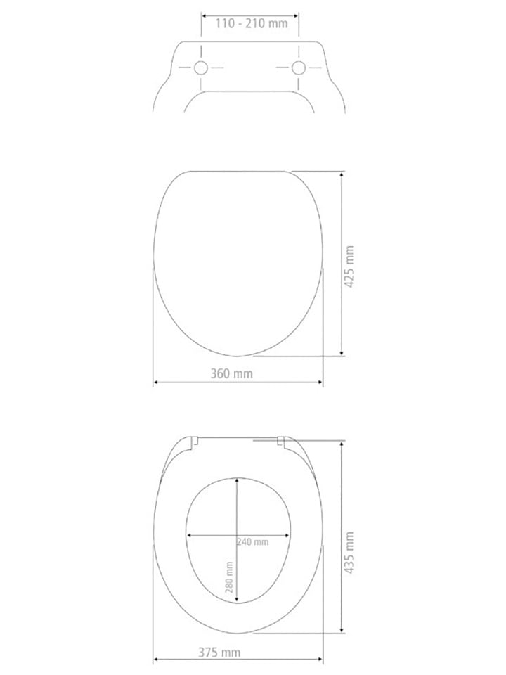Wenko Absenkautomatik-WC-Sitz 