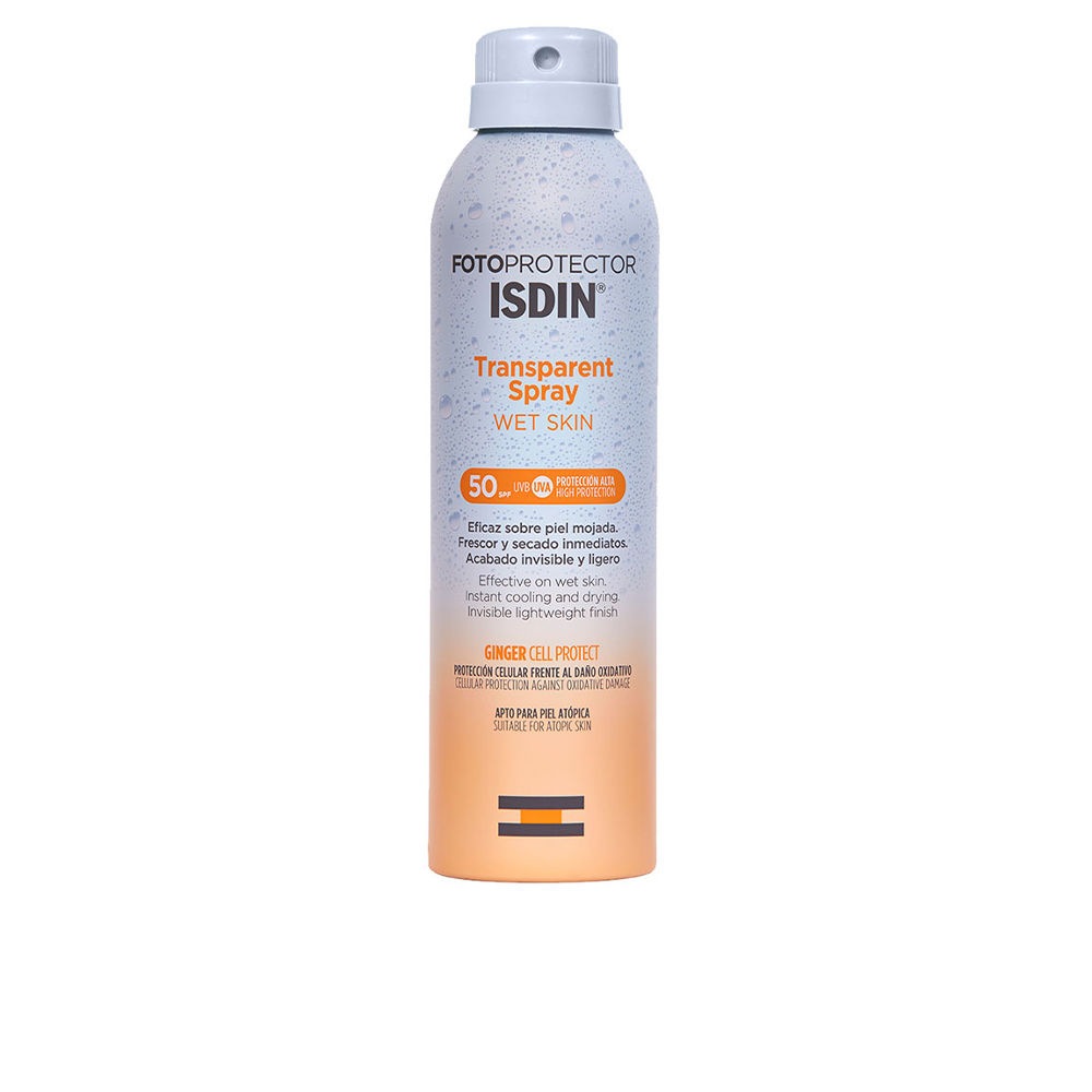 Photoprotector Transparentes Spray Für Nasse Haut Spf50+ Isdin