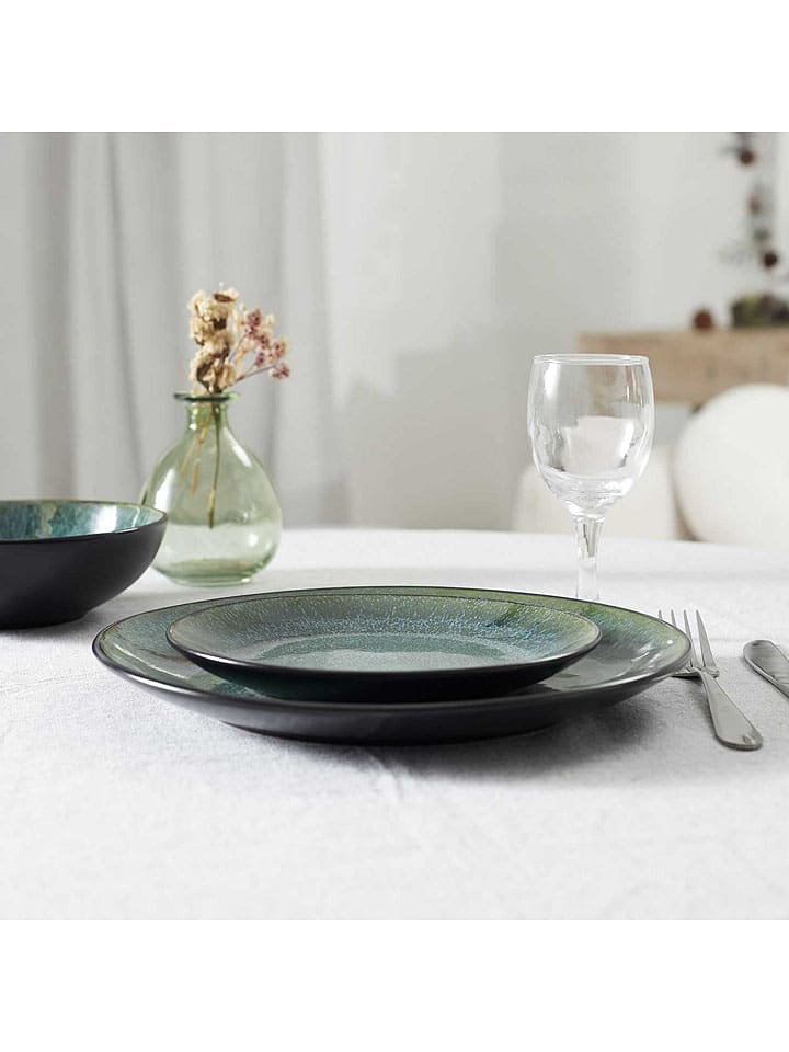 every ware 6er-Set: Dessertteller in Blau/ Grün - Ø 19,5 cm günstig kaufen onesize