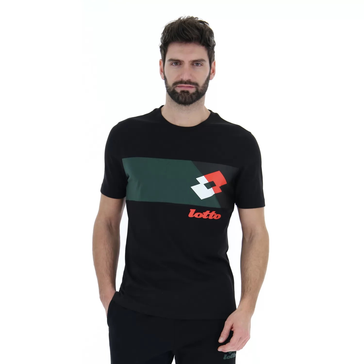 ATHLETICA LG III T-SHIRT JS HELT SVART