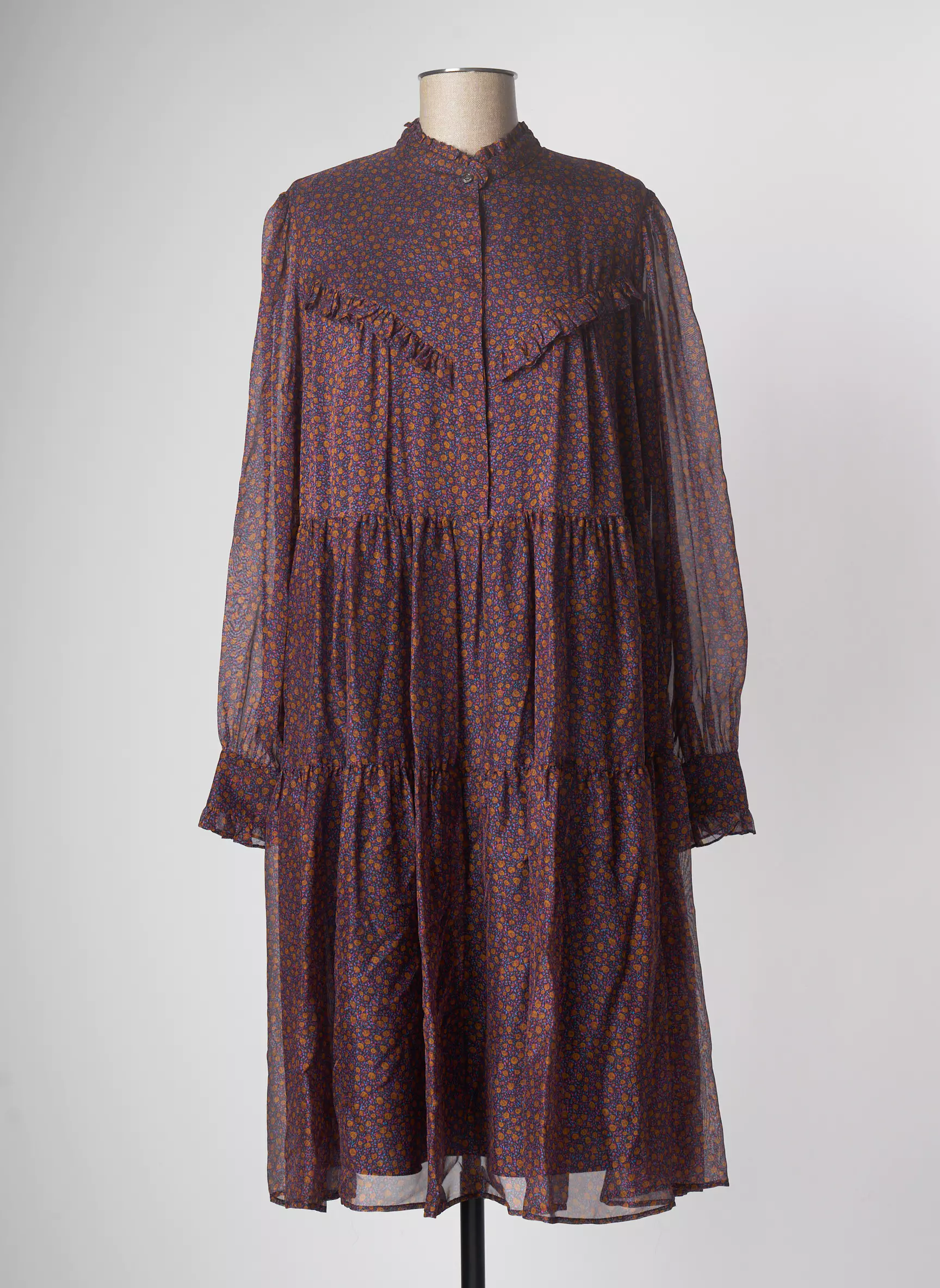 Paul Joe Robes Mi Longues Femme couleur bleu