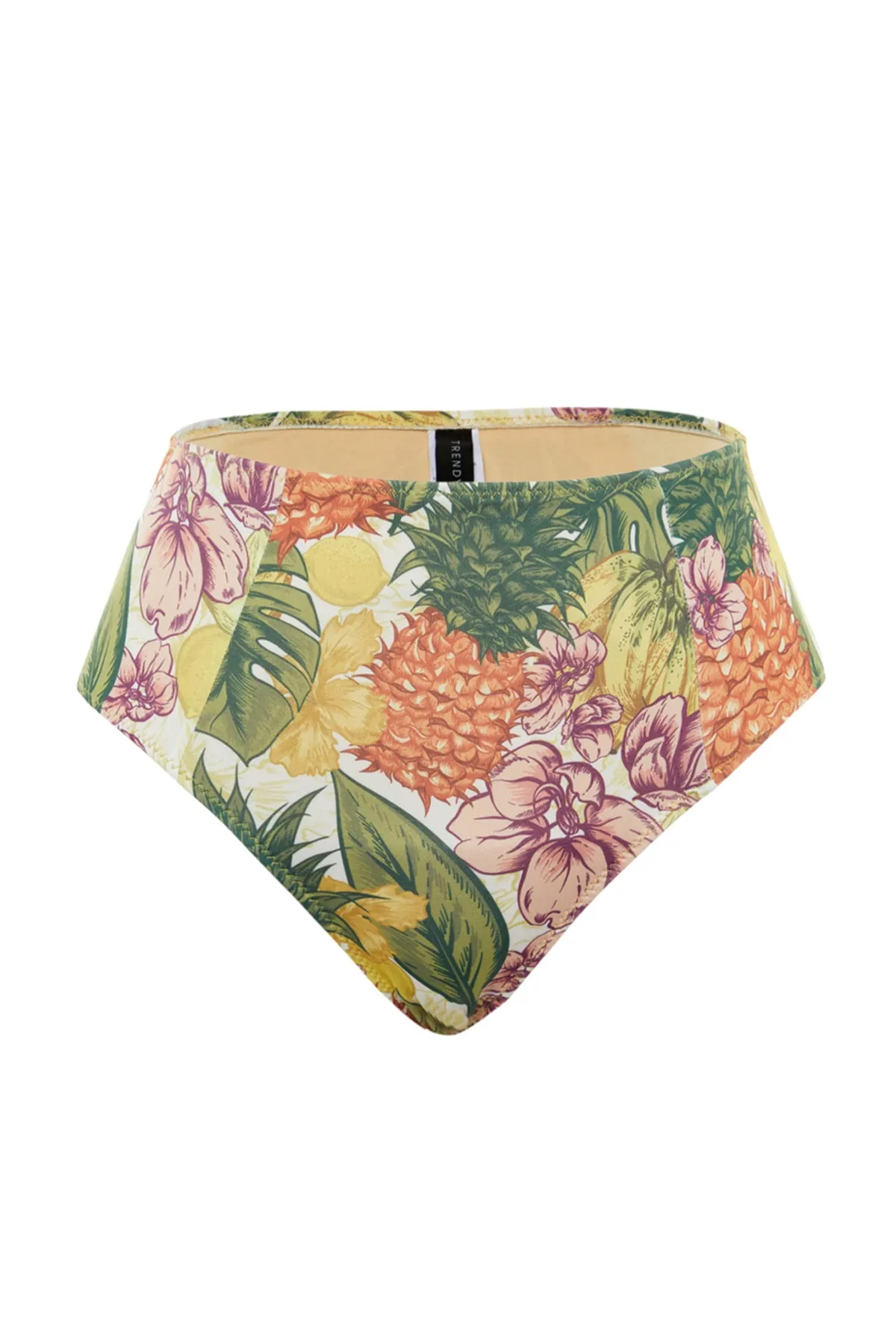 Trendyol Collection  Bikinihose mit Blumenmuster und hoher Taille TBESS20BA0100