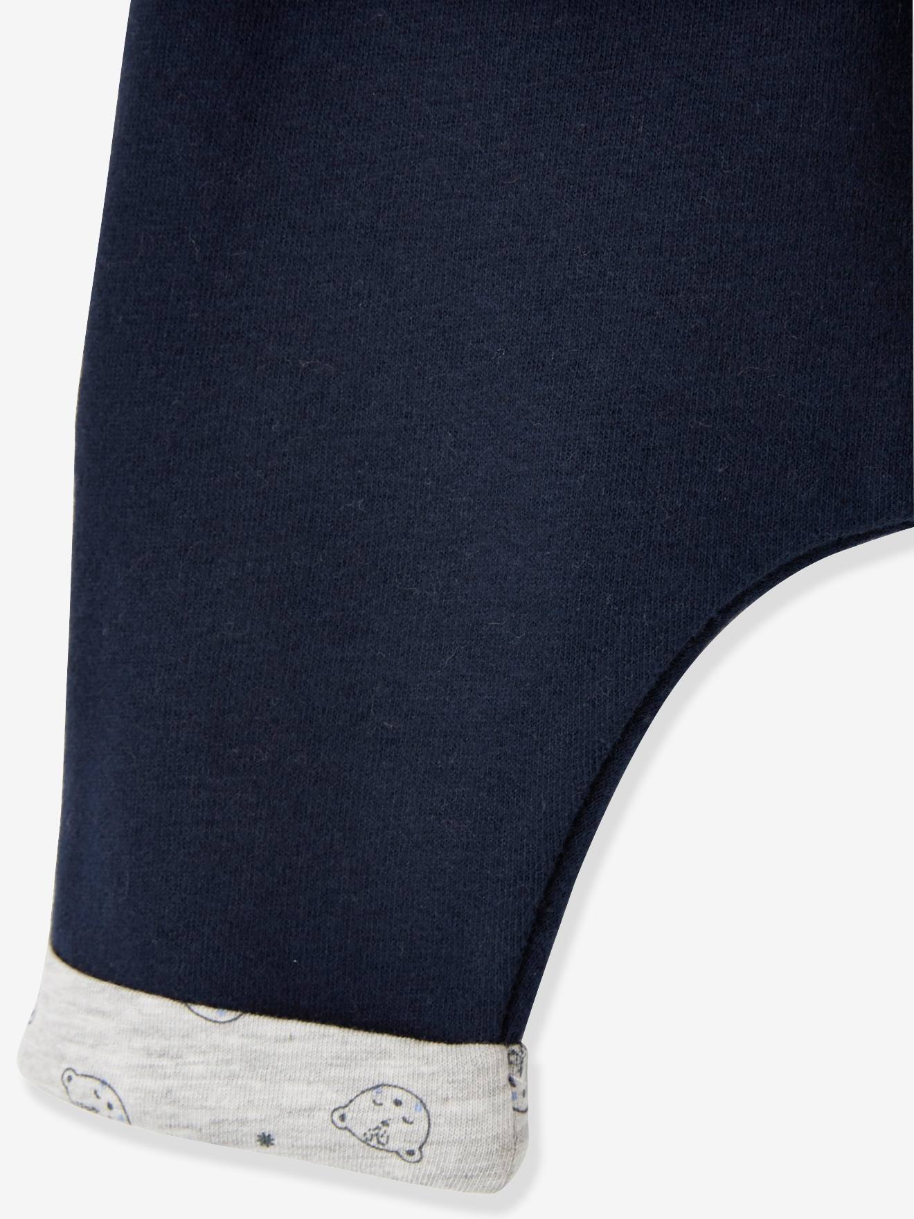 Ensemble bébé naissance sweat frimousse + pantalon personnalisable encre