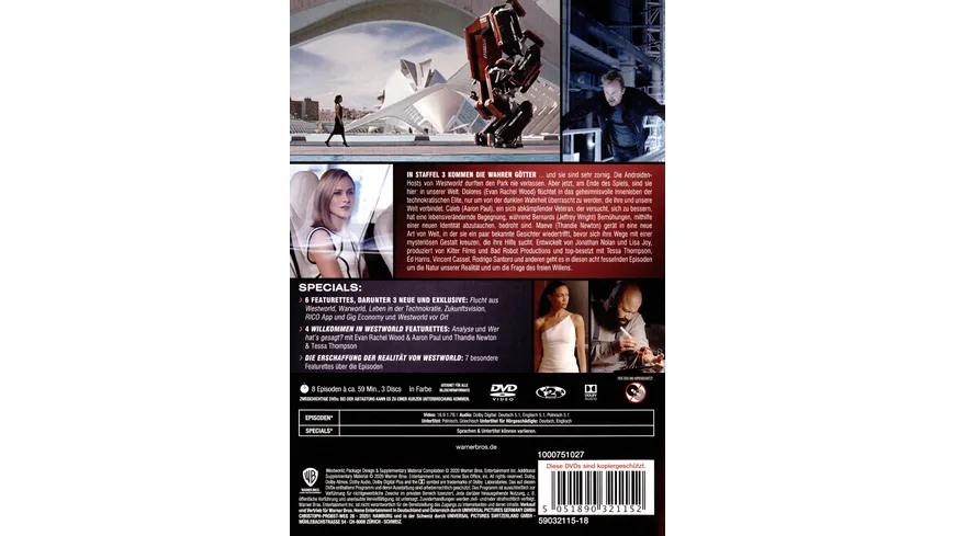 Westworld - Staffel 3  [3 DVDs]