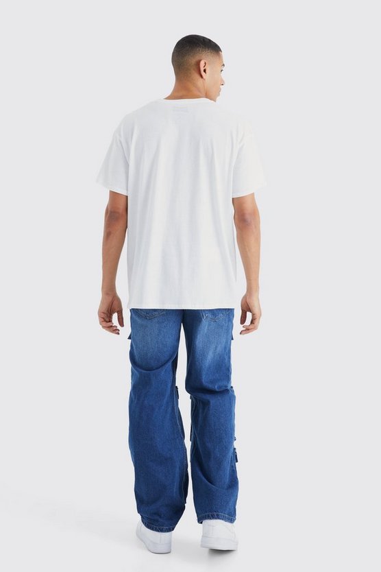 Oversize T-Shirt mit lizenziertem Power Rangers Print