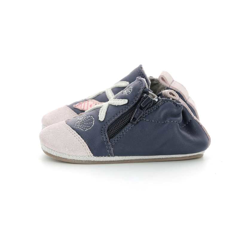 Chaussons cuir Seashell Party