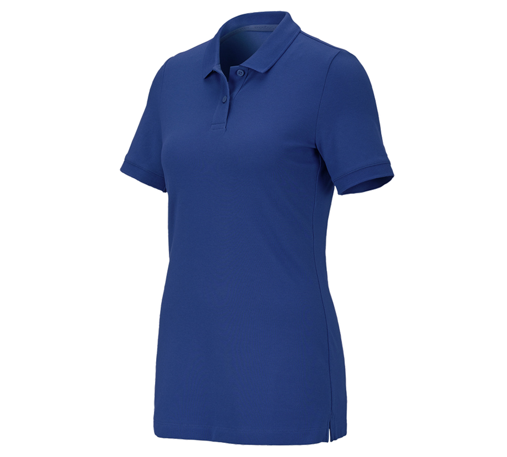 e.s. Piqué-Polo cotton stretch, Damen