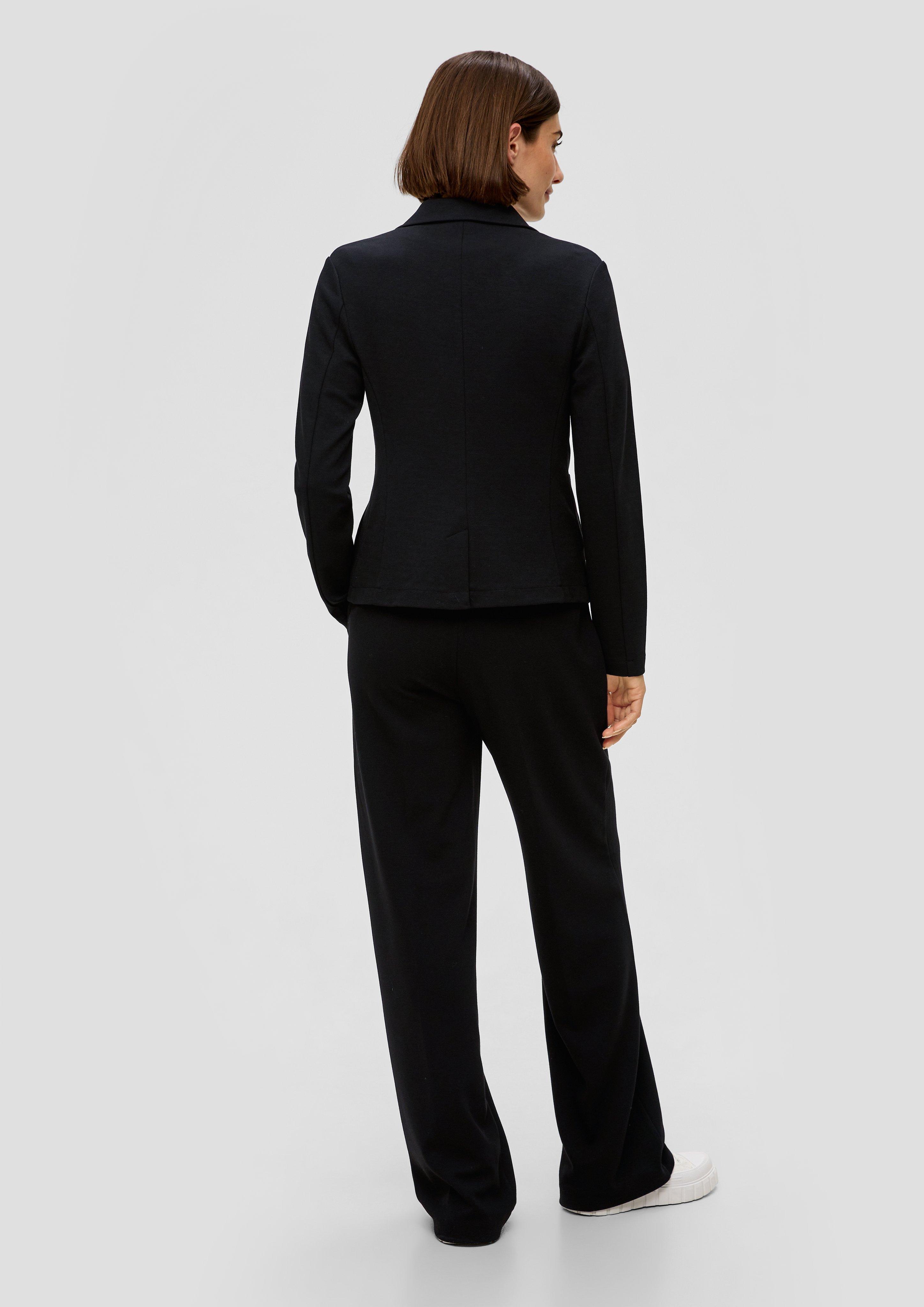 Blazer aus strukturiertem Jersey  2140914-9999