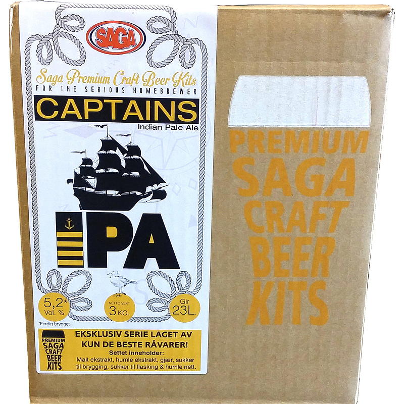 British IPA Saga Premium Craft beer kit