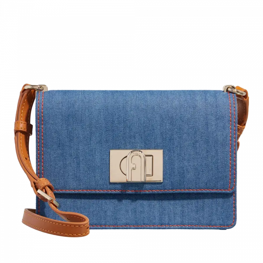 Furla - Furla Shoulder Bags Baumwolle Dark Blue - blau