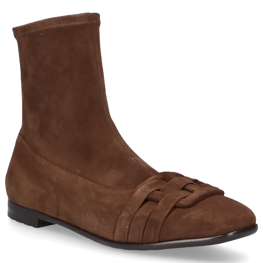 Truman's - Klassische Stiefeletten 9819 Veloursleder - braun