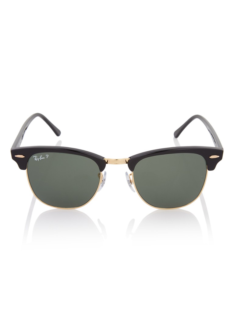Ray-Ban  Clubmaster zonnebril gepolariseerd RB3016 51