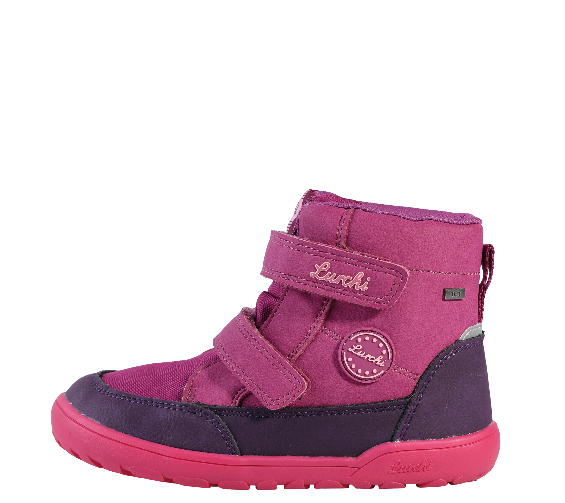 Lurchi Stiefelette Jimmy-TEX Barefoot - purple-pink