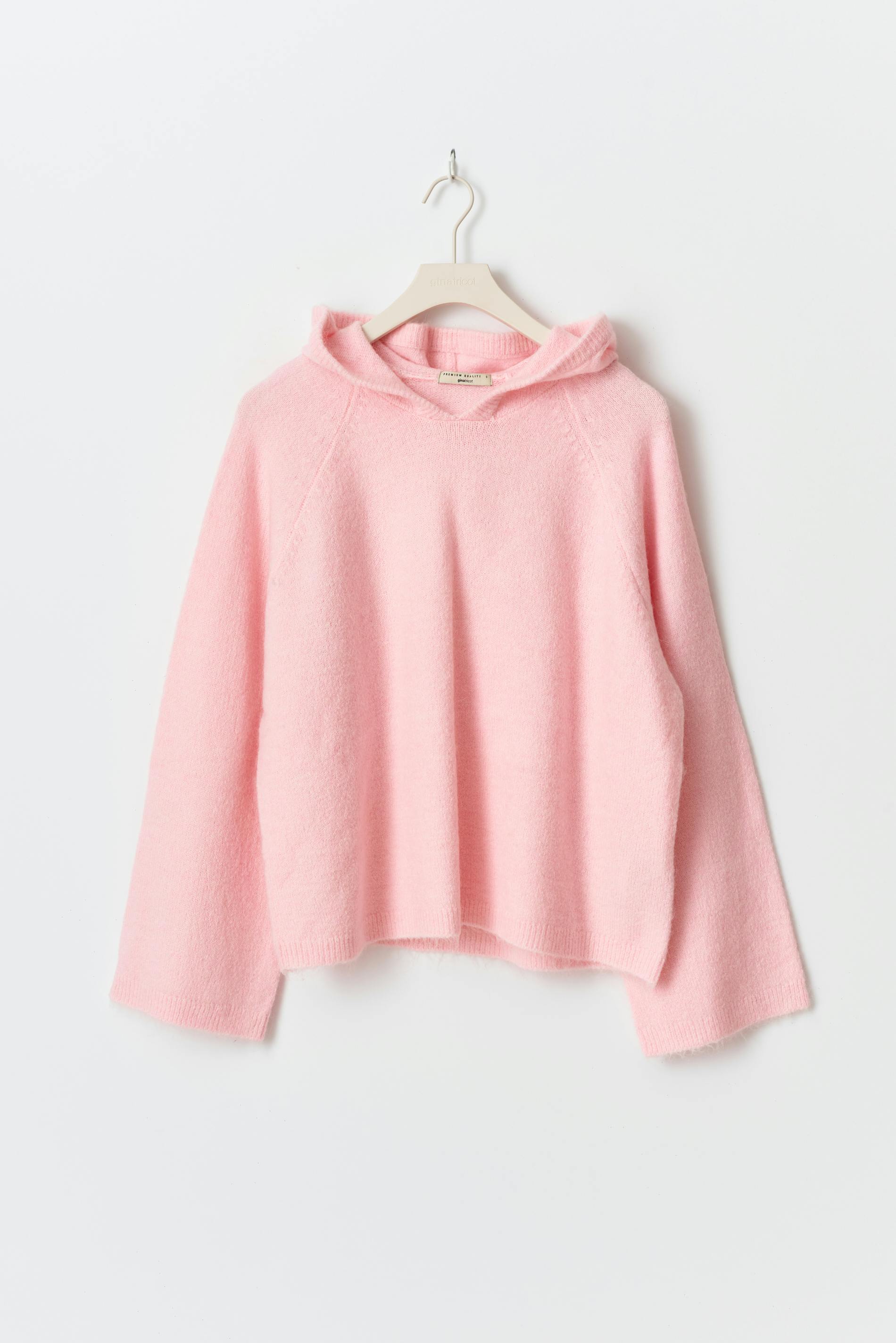 Knitted hoodie