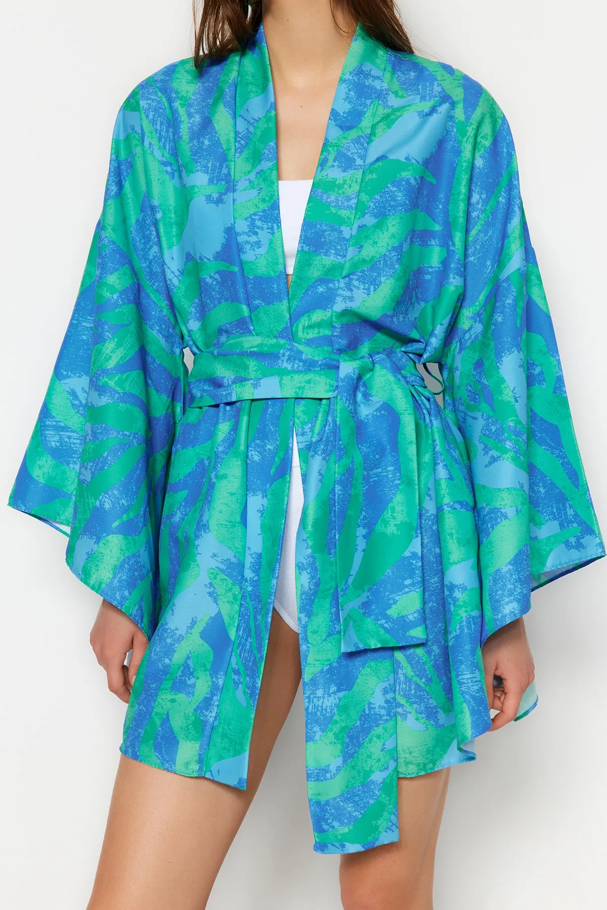 Trendyol Collection  Kimono & Kaftan - Blau - Regular Fit
