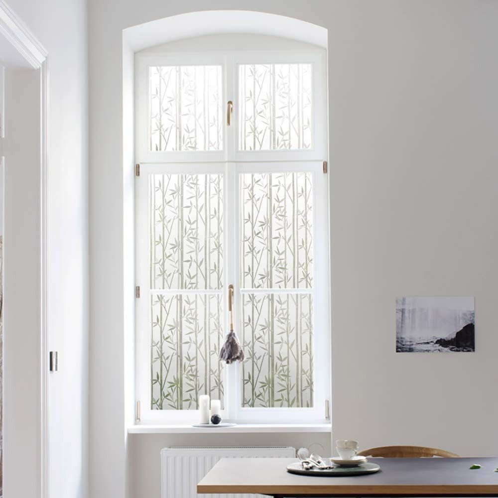 Fensterfolie Fensterfolie Bambus Sichtschutz Folie Fenster Selbstklebend, Devenirriche