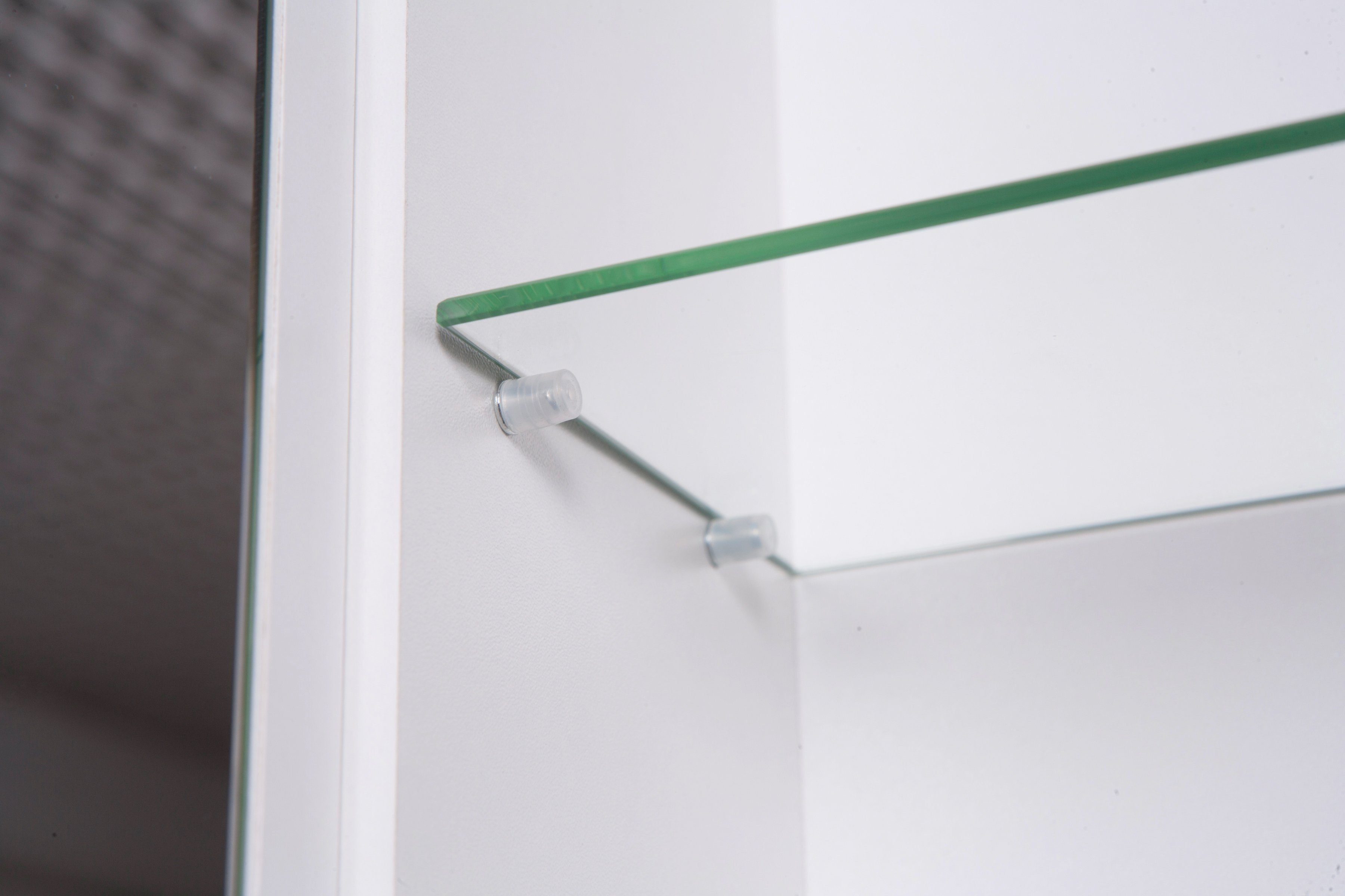 Schildmeyer Spiegelschrank Verona Breite 100 cm, 3-türig, 3 LED-Einbaustrahler, Schalter-/Steckdosenbox