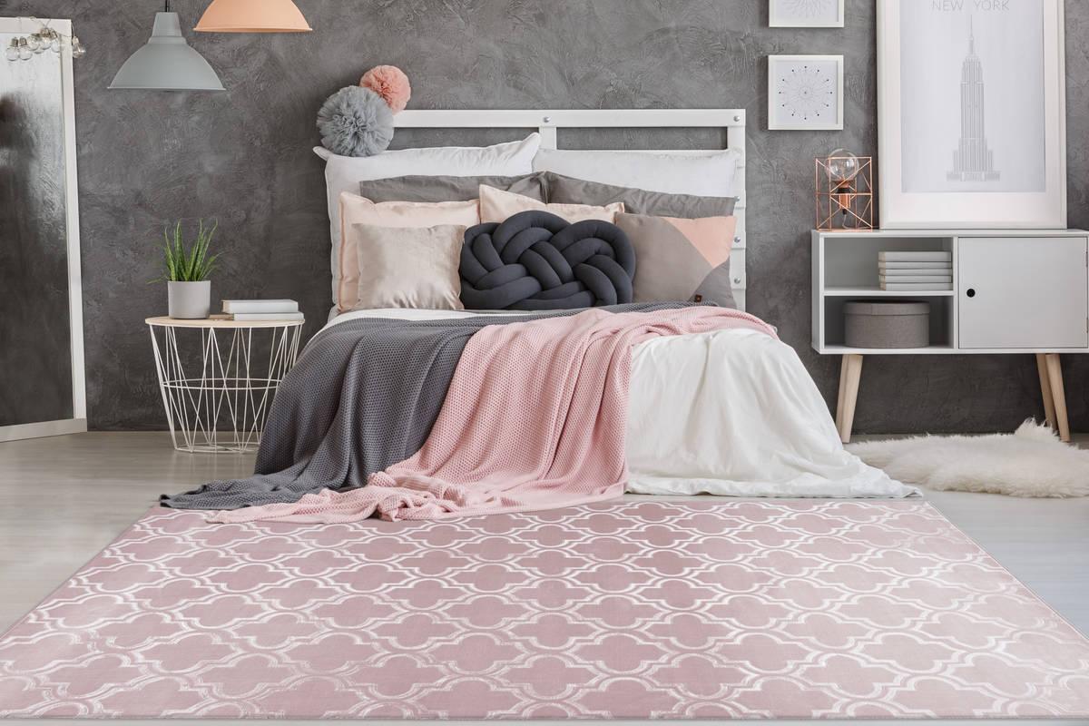 Arte Espina Hochflorteppich Monroe 100 Rosa